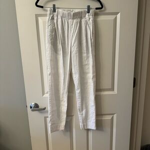 Vince White Linen Pants / Trousers - XS